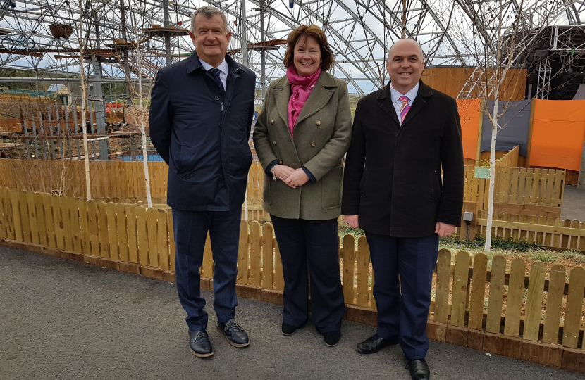 PIC CAP (L-R): William McNamara, Angela Burns AM, Paul Davies AM